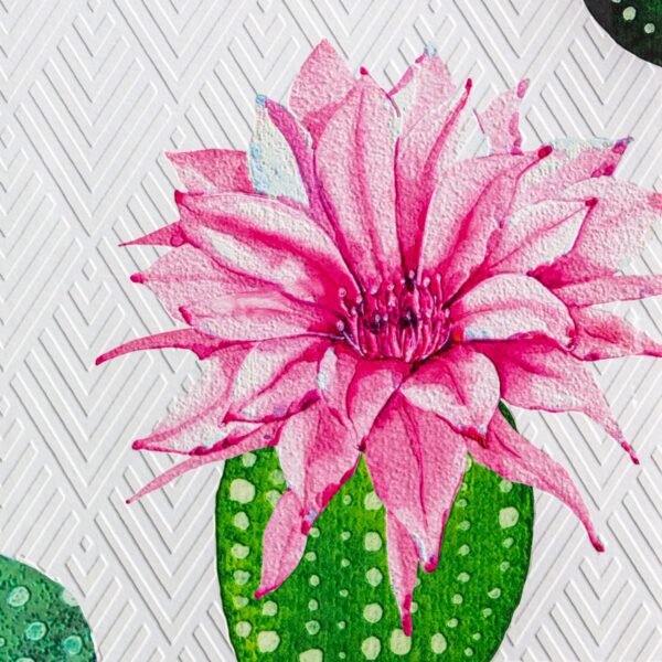 Cactus Dimensional Wall Covering Close Up 2