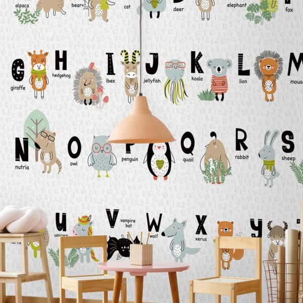 Funky ABCs Kids Wall Covering Product Image