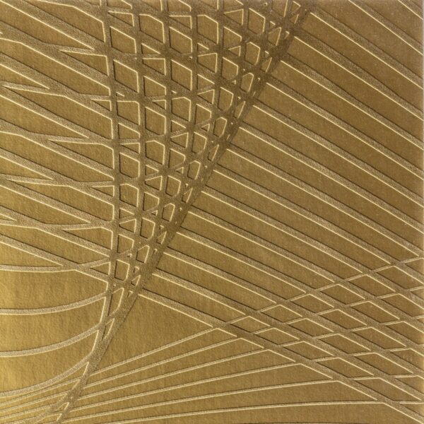 Golden Waves Dimensional Wall Cover Close Up