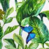 Green Leaves Dimensional Wall Covering Close Up 2