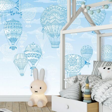 Hot Air Balloon Dimensional Wall Covering Product Image
