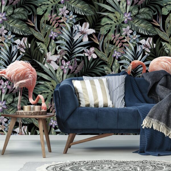 Jungle Flamingo Dimensional Wall Covering Product Image