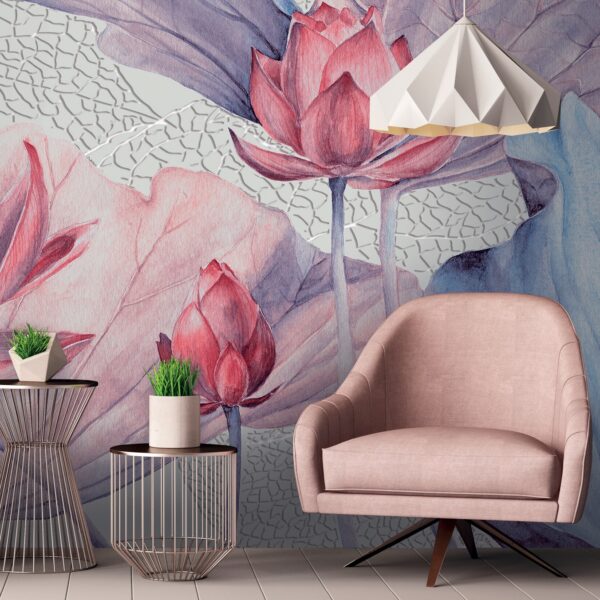 Lotus Dimensional Wall Covering Product Image