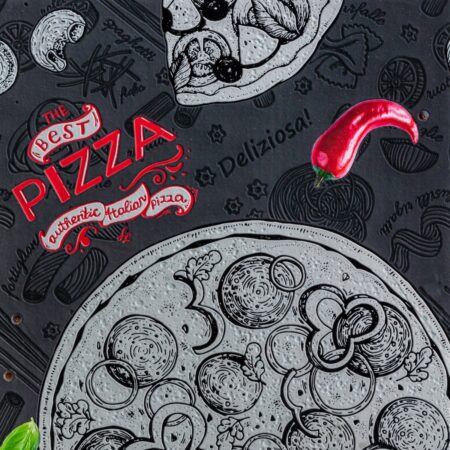 Pizzeria Dimensional Wall Covering Product Image