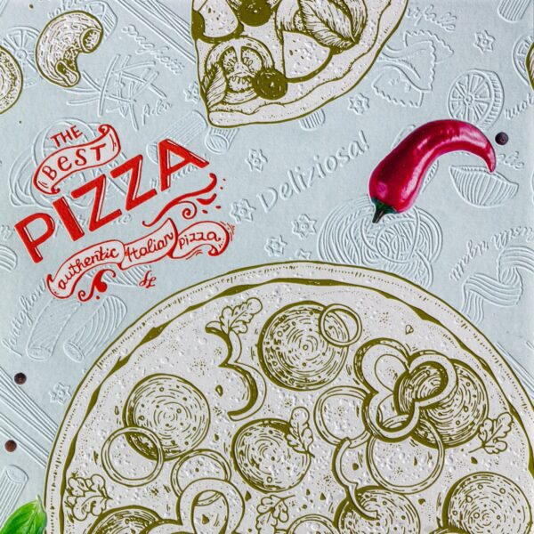 Pizzeria (Mint) Dimensional Wall Covering Product Image