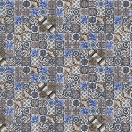 Portuguese Vintage Tiles Dimensional Wall Covering Full Design