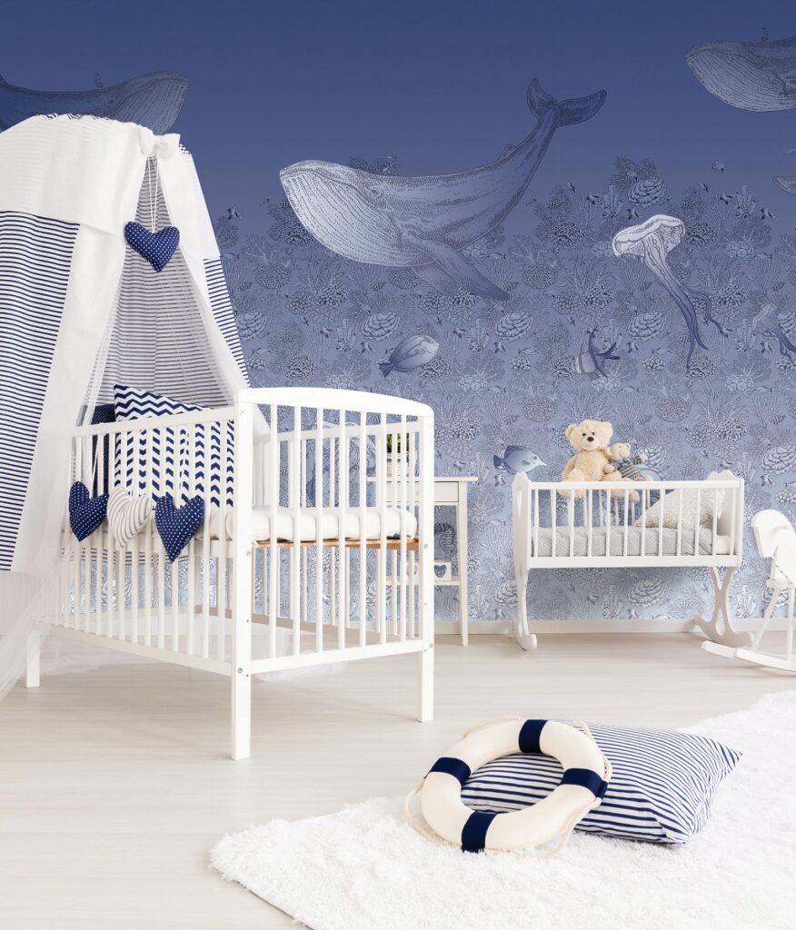 Sea Life Dimensional Wall Covering Example