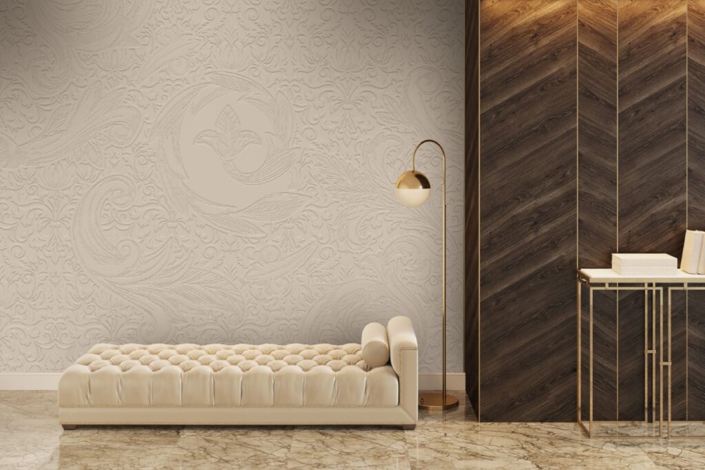 Floral Swirl - Fleur De Lis